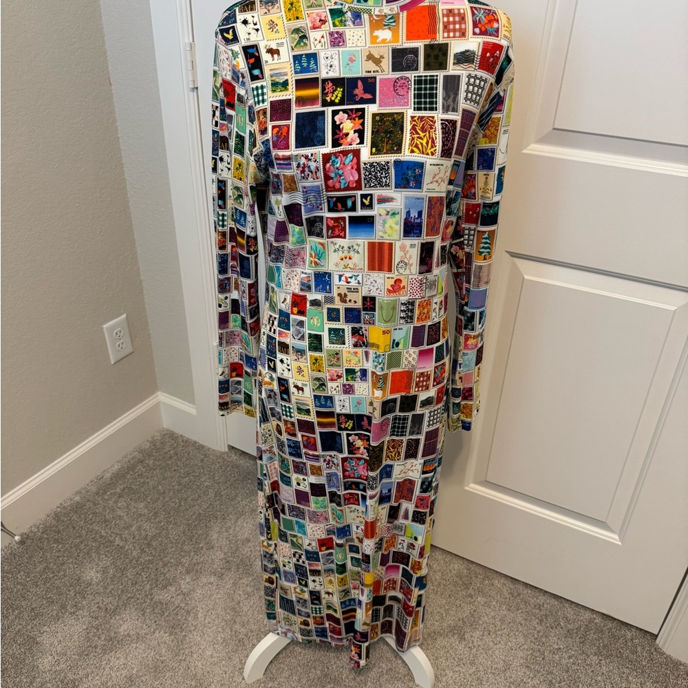 The Kit Colorful Patchwork Maxi Dress